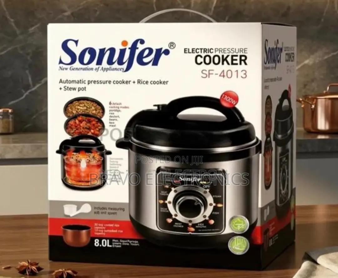 Sonifer Pressure Cooker 8l Multi Function 1300w