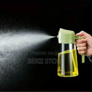 የምግብ ዘይት መጠቀሚያ ጠርሙስ 2 in 1 Oil Dispenser Sprayer