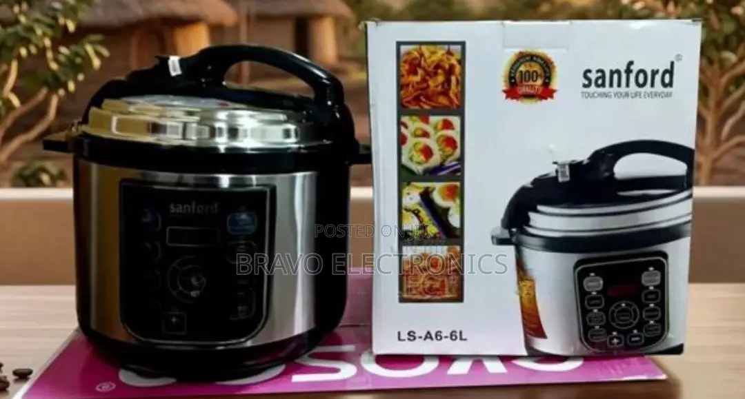 Sanford Pressure Cooker 6l Electric Multi Function Digital Cooker