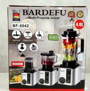 Bardefu 8 in 1 Multi Purpose Juicer Food Processor 9500w