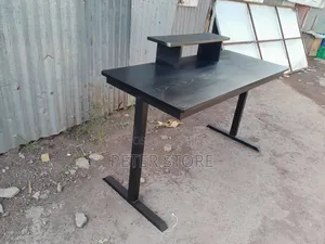 Metal + Oak Table