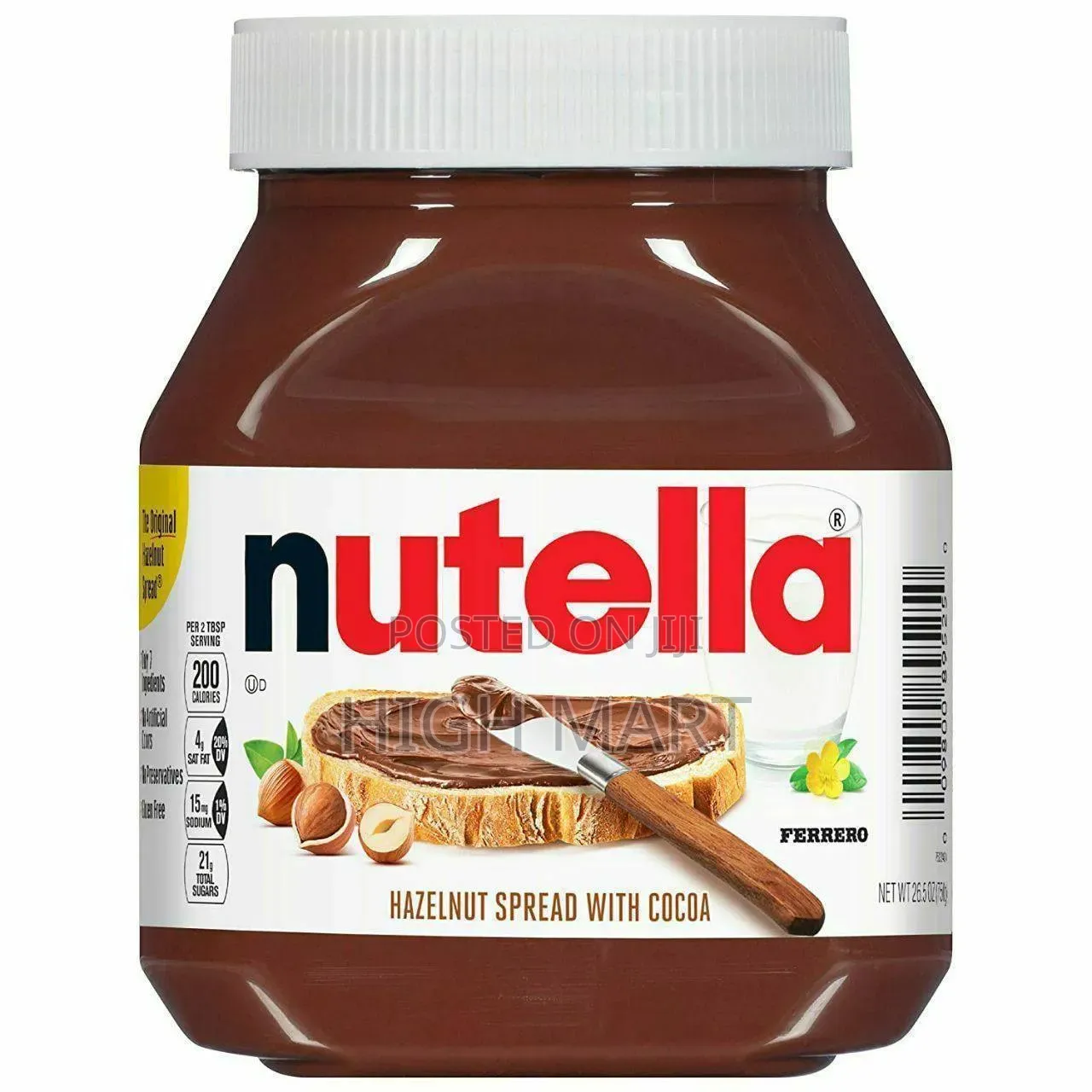 Nutella Chocolate Cream From Usa