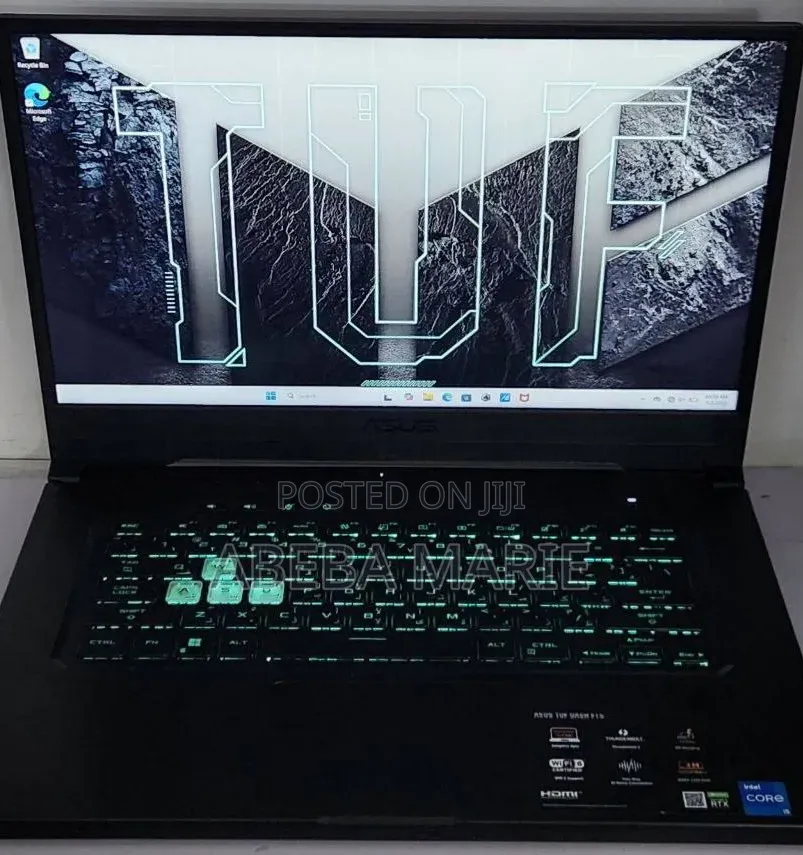 New Laptop Asus TUF Dash F15 16GB Intel Core i5 SSD 512GB