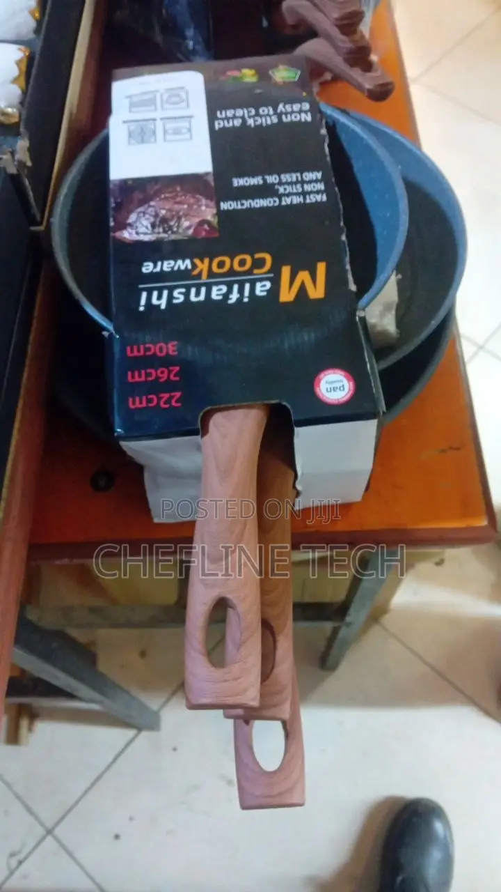 Maifanshi Cookware Set (22cm, 26cm, 30cm) Non-Stick Pan የማይዝ መጥበሻ
