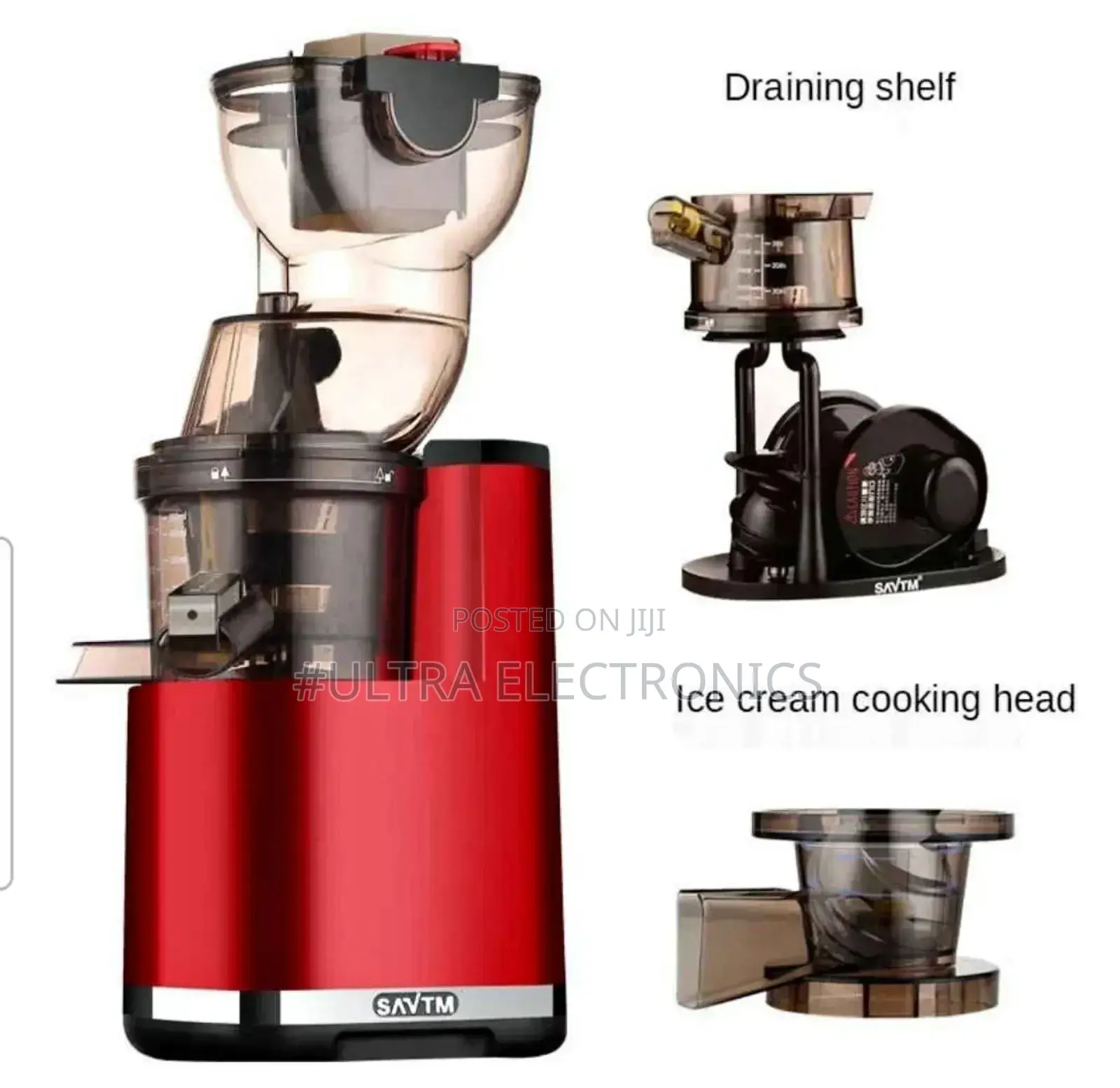 Sokany Masticating Extractor Juicer (Model Sk-25 or Je-25),