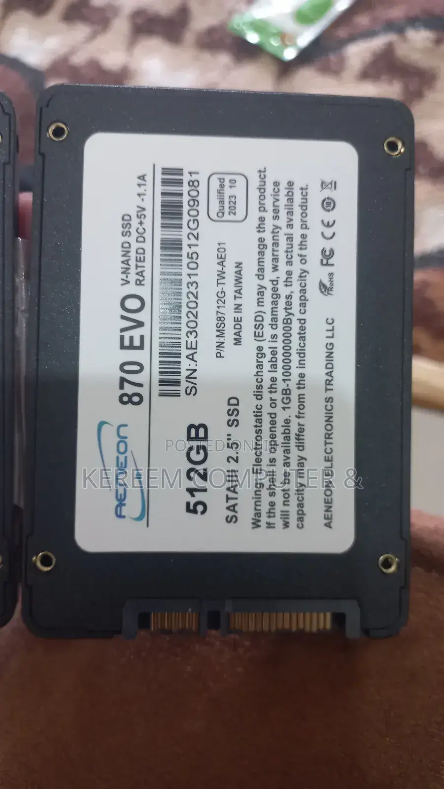 SSD 512gb – Aeneon 870 Evo