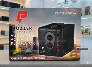 Pozzer Stabilizer Electronics Pz-Dvr1500va Automatic Voltage Regulator