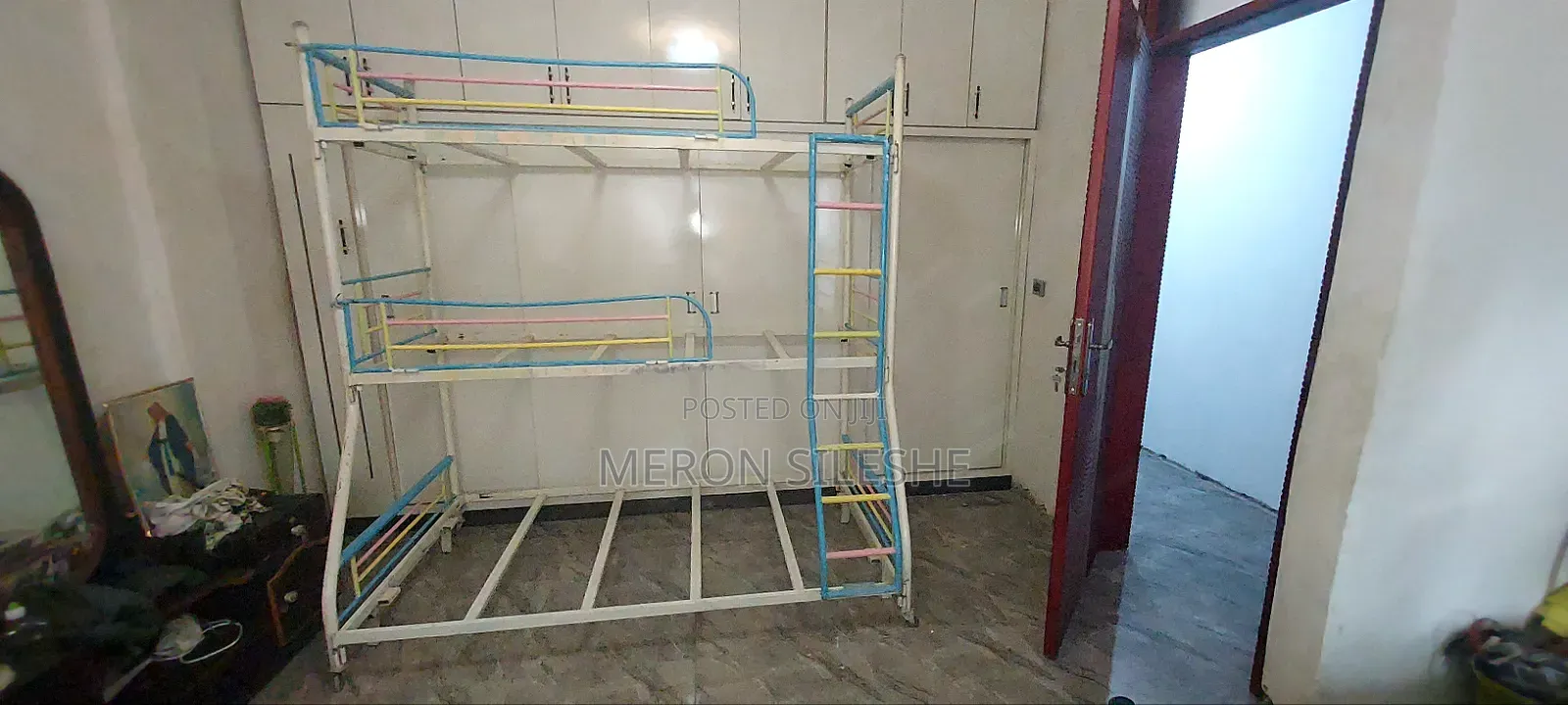 ተደራራቢ አልጋ የሚገጣጠም ባለ 3 (Tederarabi Alga Bale 3) 21,000 ብር