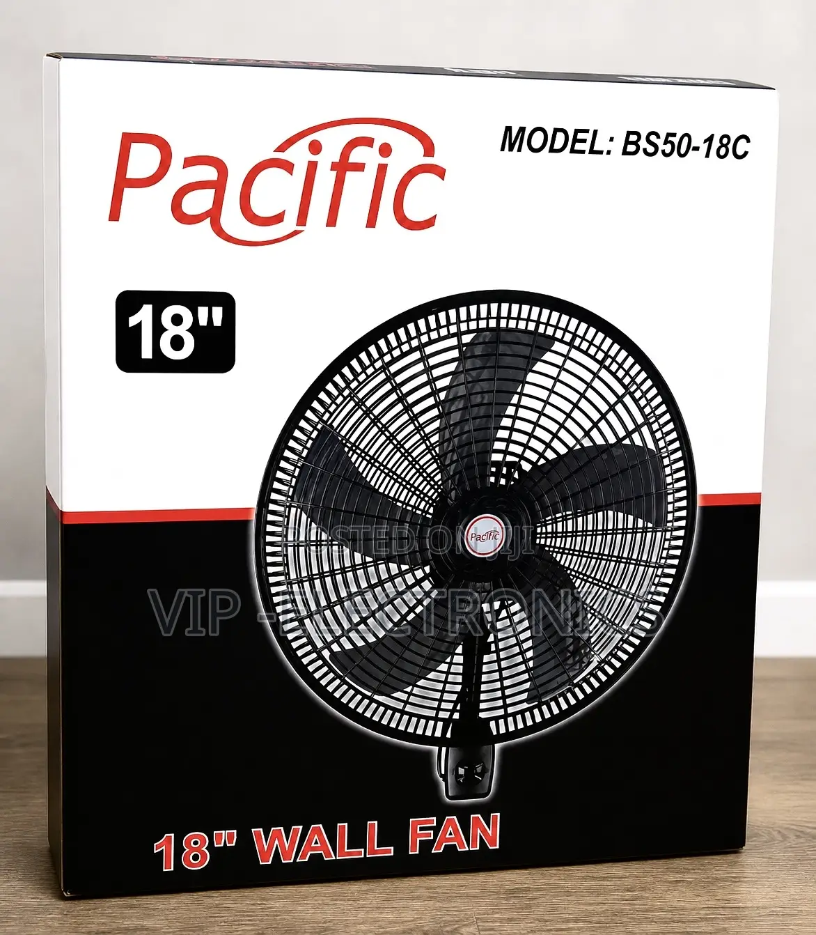 Pacific 18-Inch Wall Fan Is Designed to Provide Powerful