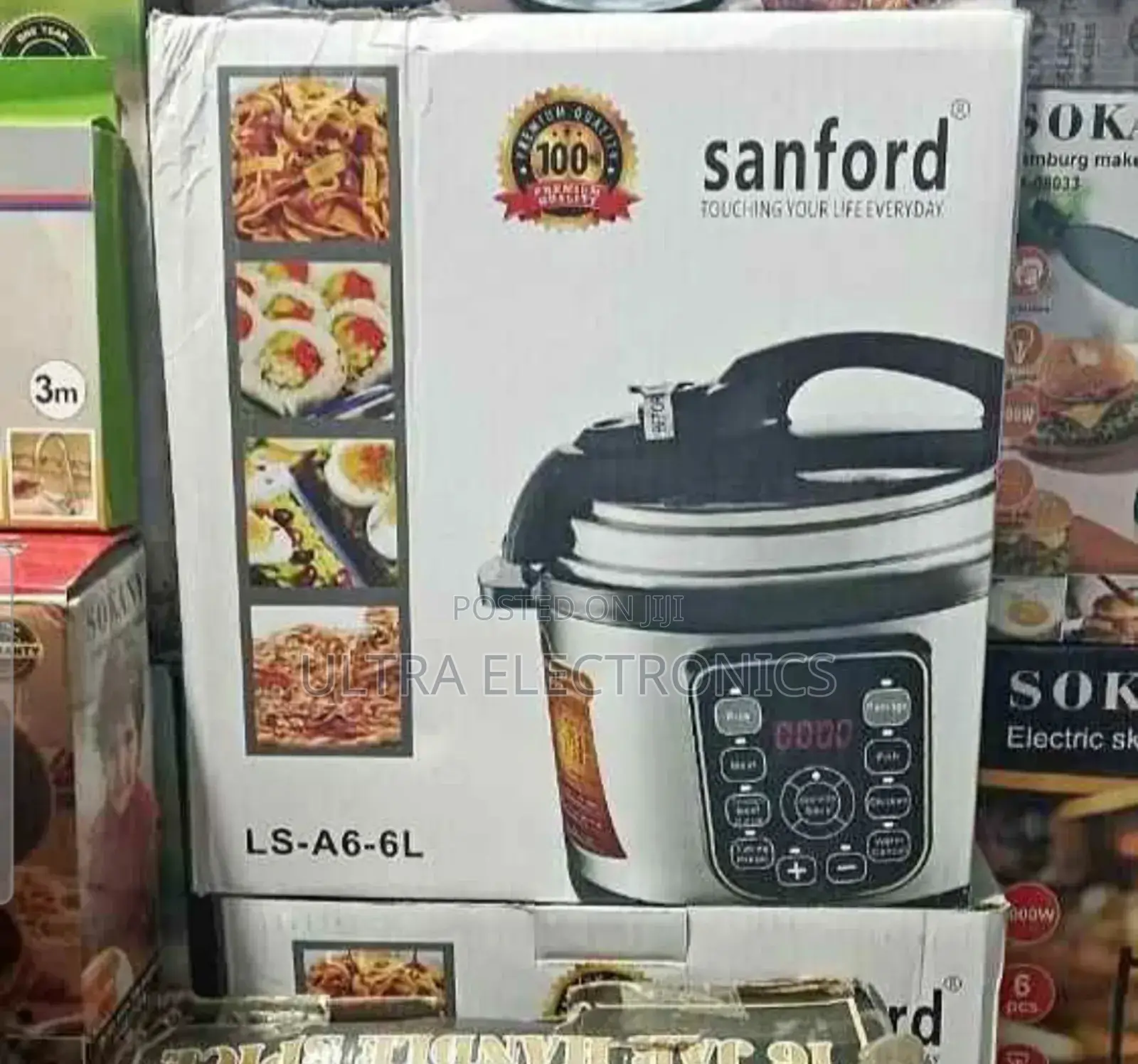 Pressure Cooker Sanford Ls-A6-6l Electric. Capacity: 6 Liters