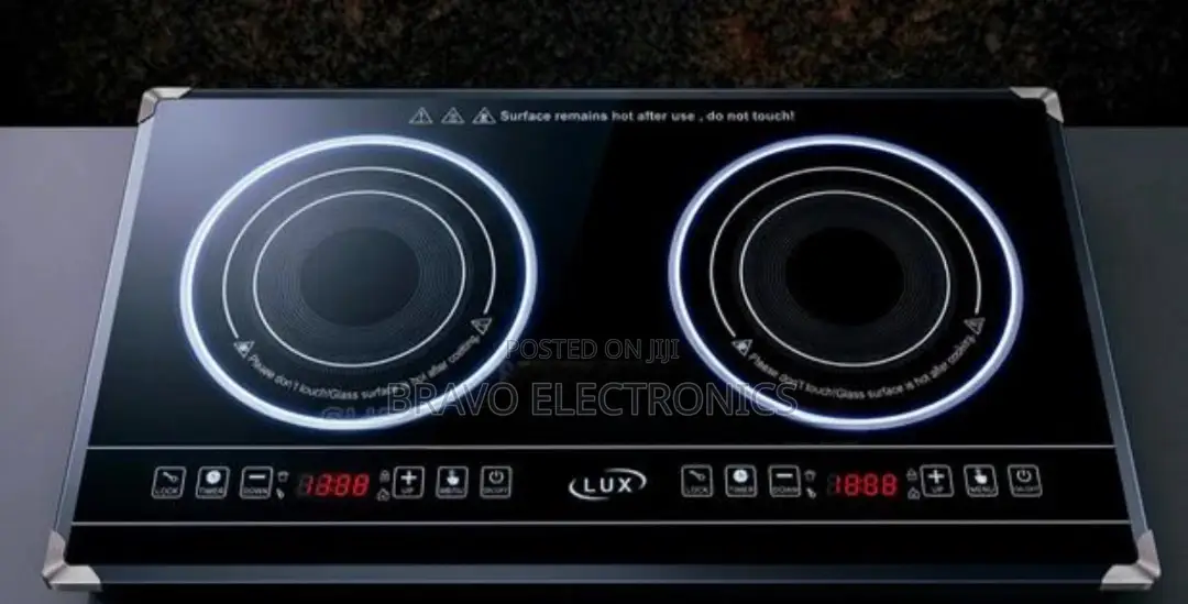 Lux Double Electric Ceramic Touch Stove