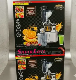 Silver Love High-Efficiency Slow Juicer Juice Extractor (Model Sd60e