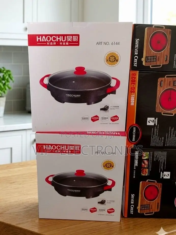Haochu Multi-Functional Electric Skillet Hot Pot (Art No. 6144)