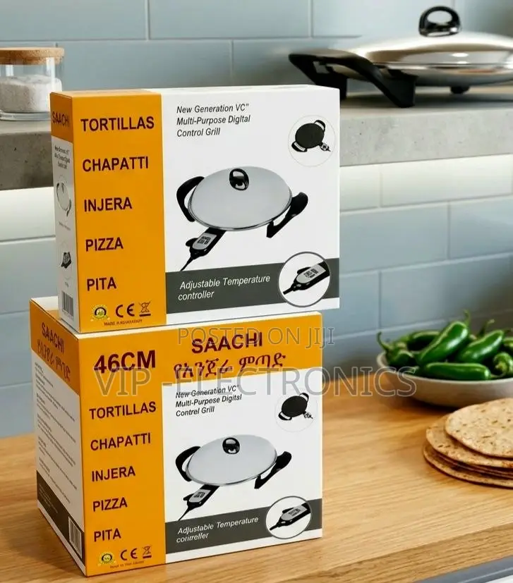Saachi 46cm Multi-Purpose Digital Control Grill