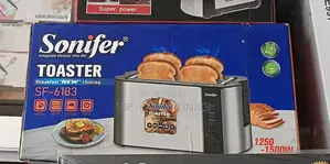 Sonifer Stainless Steel 2-Slice Toaster