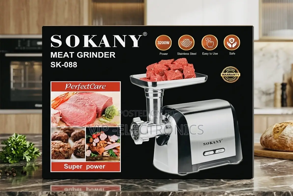 Sokany High-Power Professional Meat Grinder