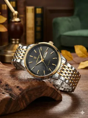 Poedagar Stainless Steel Business Date Watch