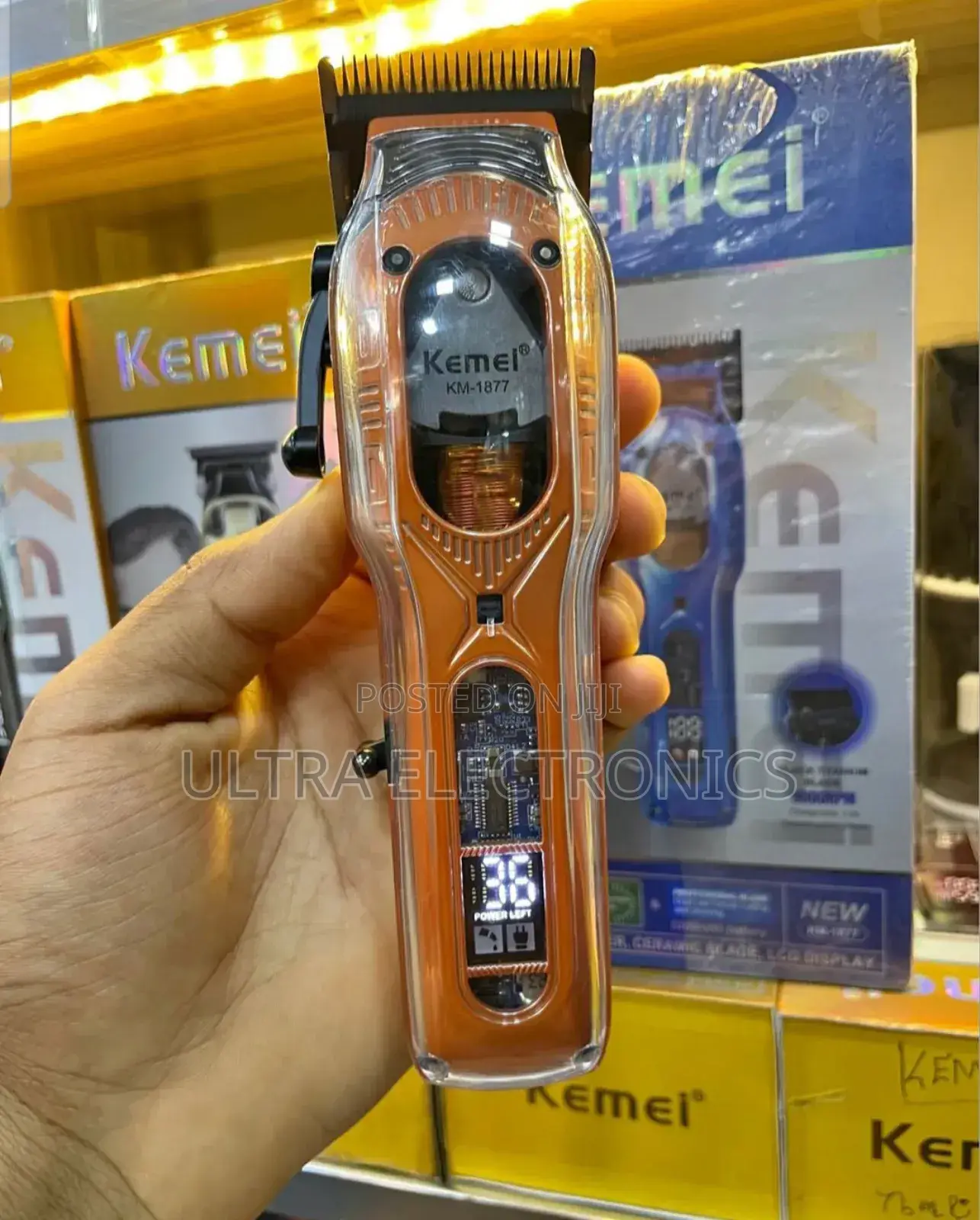 Hair Clipper Kemei Km-1877 Professional , a Rechargeable Grooming