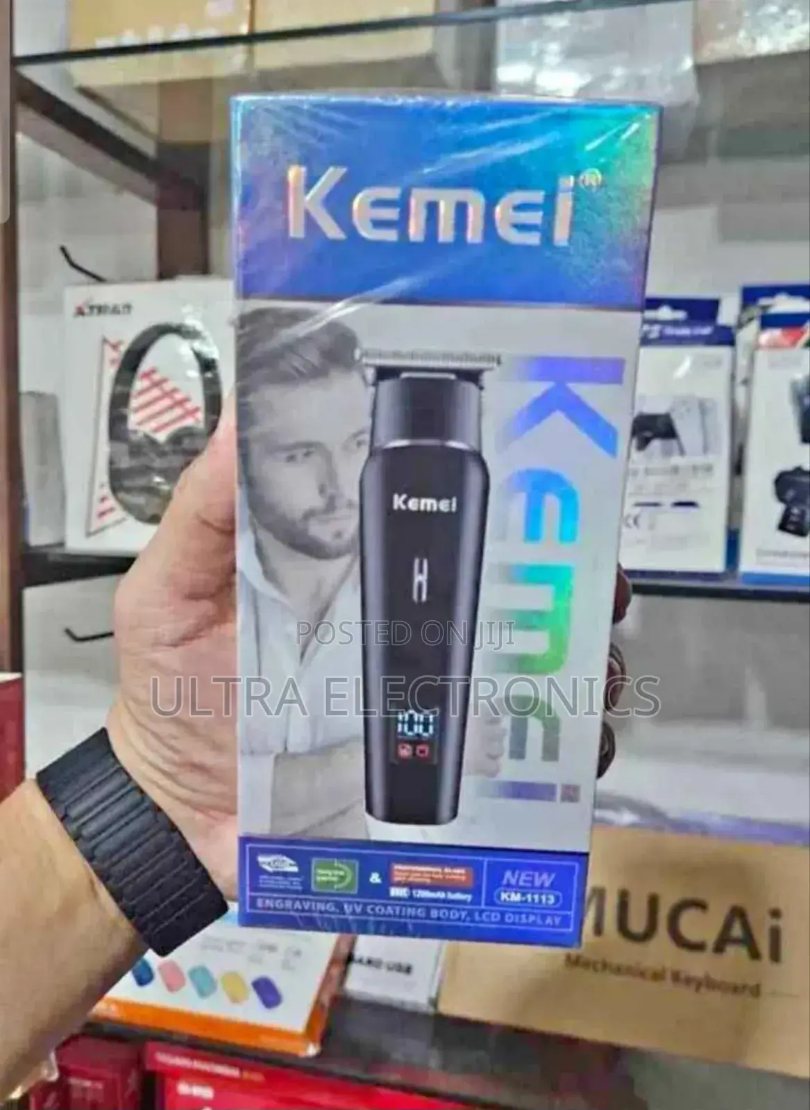 የቅርፅ ማሽን Kemei Km-1113 Professional Hair Clipper and Beard Trimmer