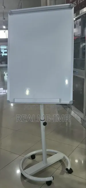 Adjustable 70x100cm Mobile Whiteboard Flipchart Stand With Wheels