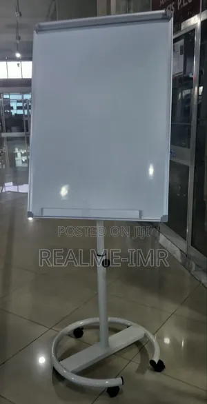 Adjustable 70x100cm Mobile Whiteboard Flipchart Stand With Wheels