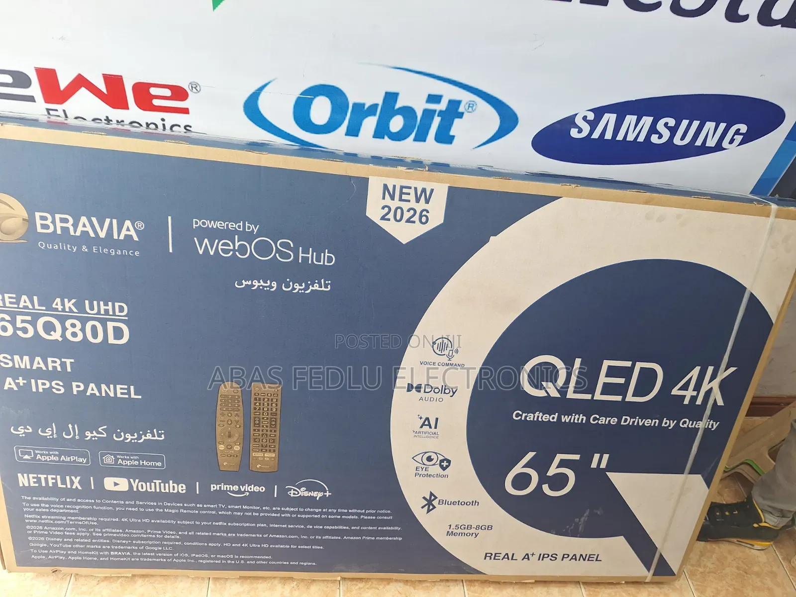 Bravia Qled Tv 65 Inche
