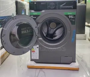 Syinix 10kg Front Load Washing Machine With Inverter Technology.