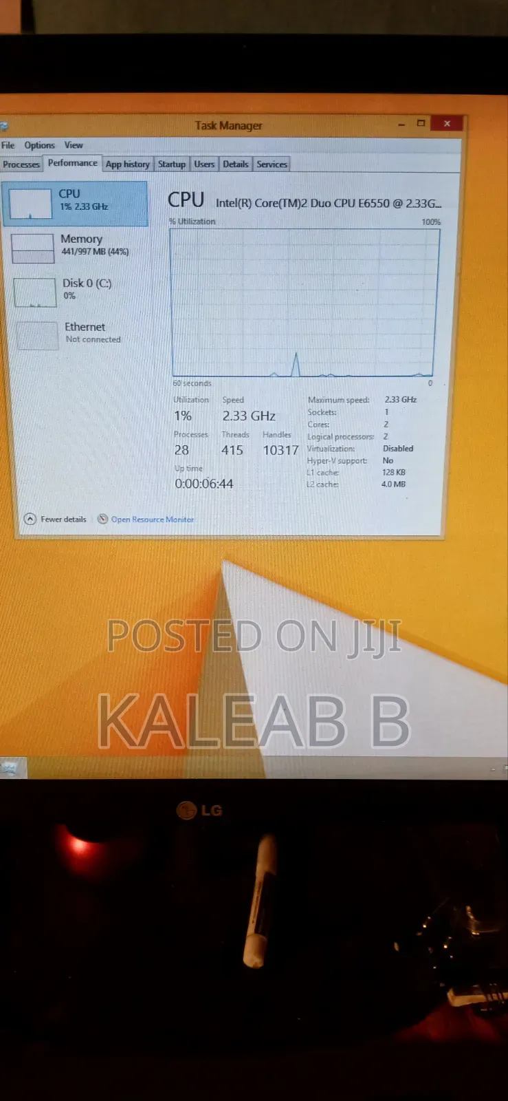 Desktop Computer Dell 1GB Intel Core 2 Duo HDD 72GB