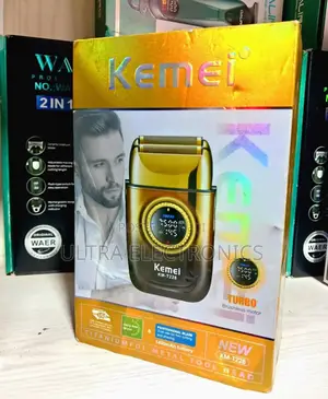Kemei Km-T228 Electric Shaver and Trimmer. Features: Dual Foil