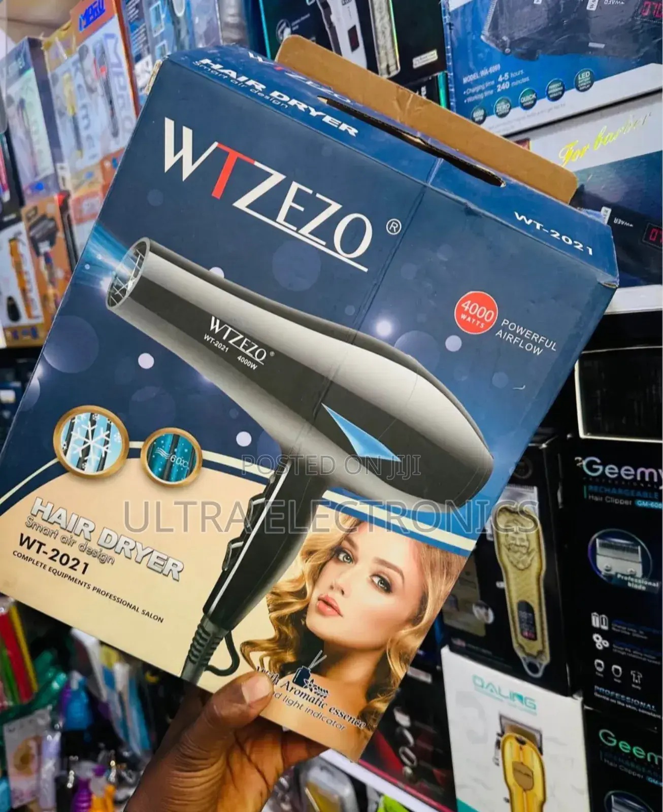 Hair Dryer Wtzezo Model Wt-2021 Professional .