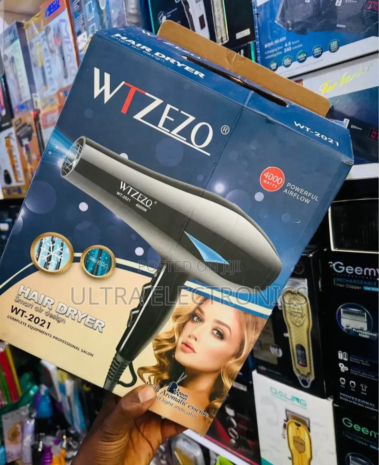 Hair Dryer Wtzezo Model Wt-2021 Professional .