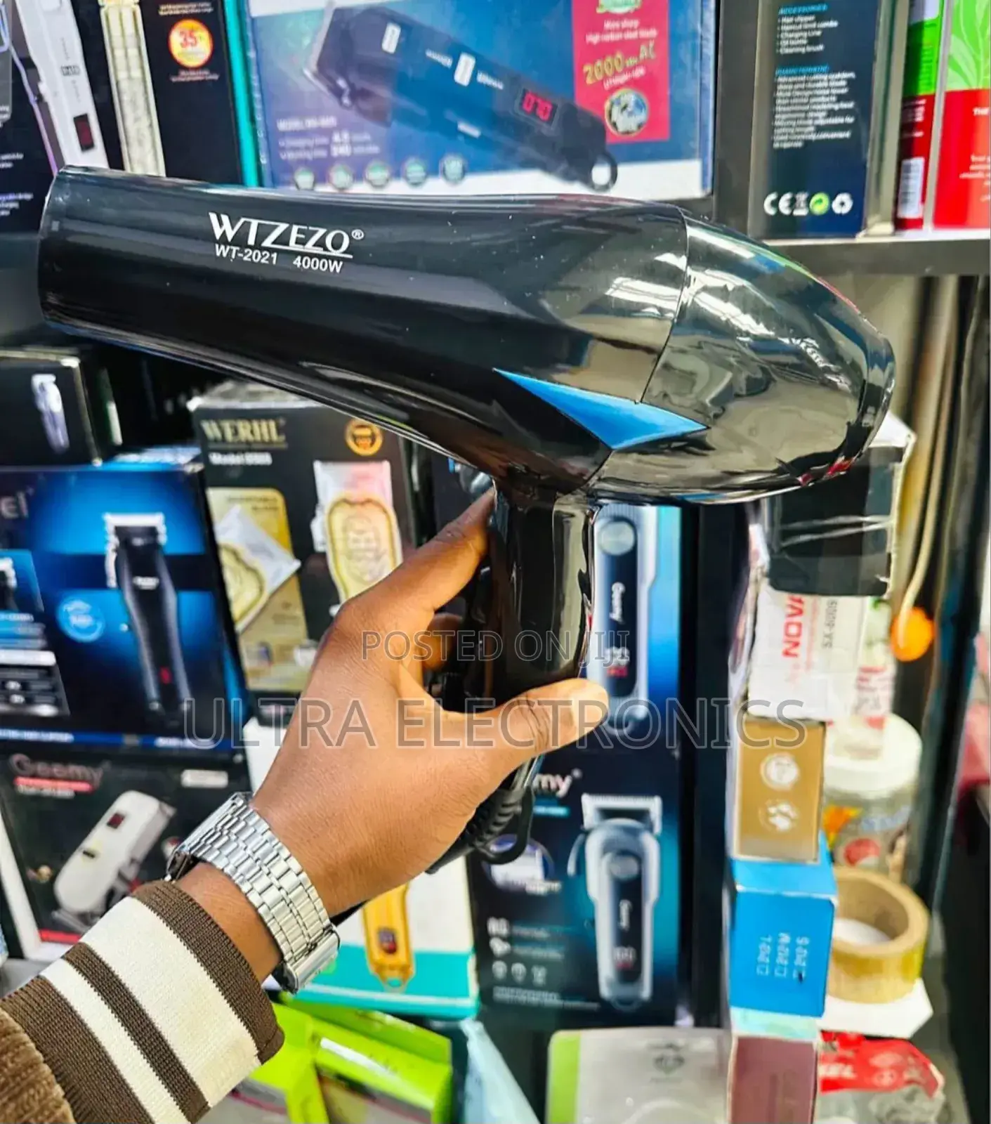 Hair Dryer Wtzezo Model Wt-2021 Professional .