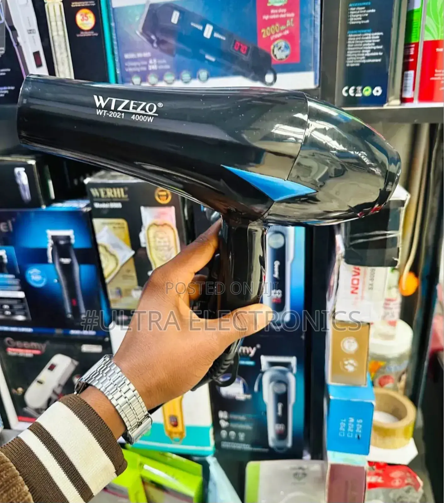 Hair Dryer Wtzezo Model Wt-2021 Professional .