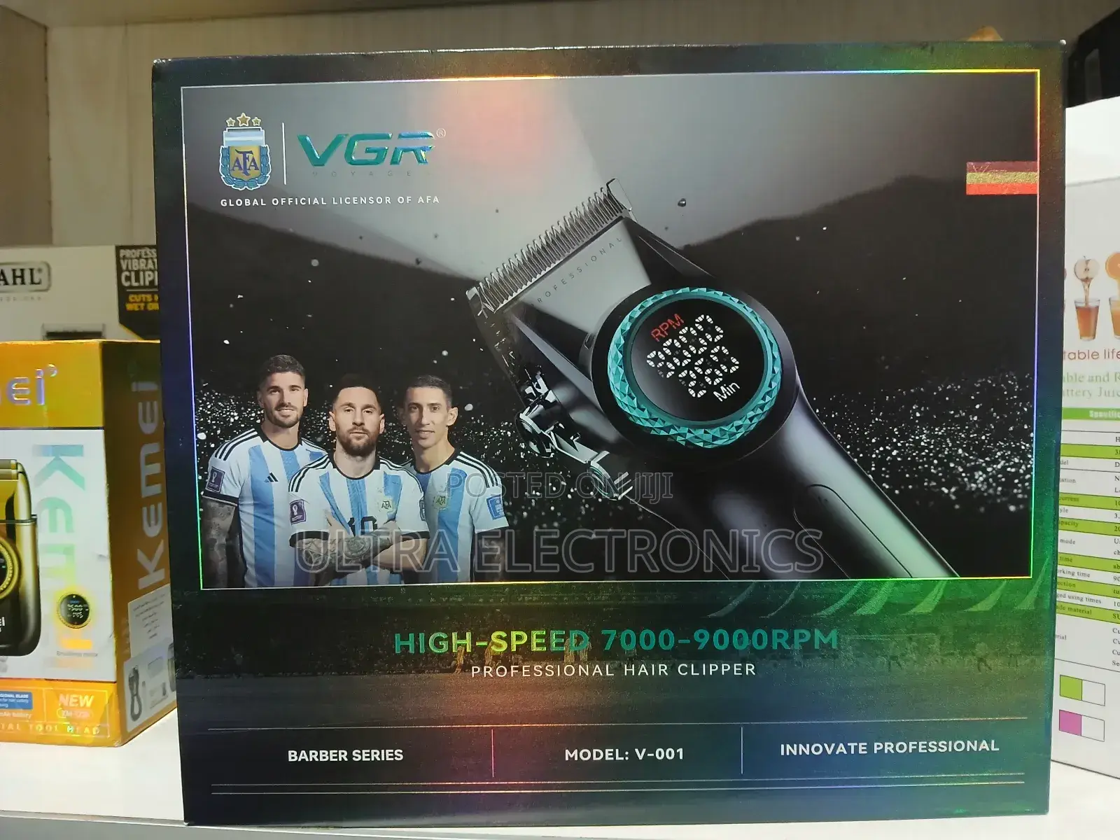 Hair Clipper.Vgr v-001 Professional Motor Speed: A High-Speed Motor