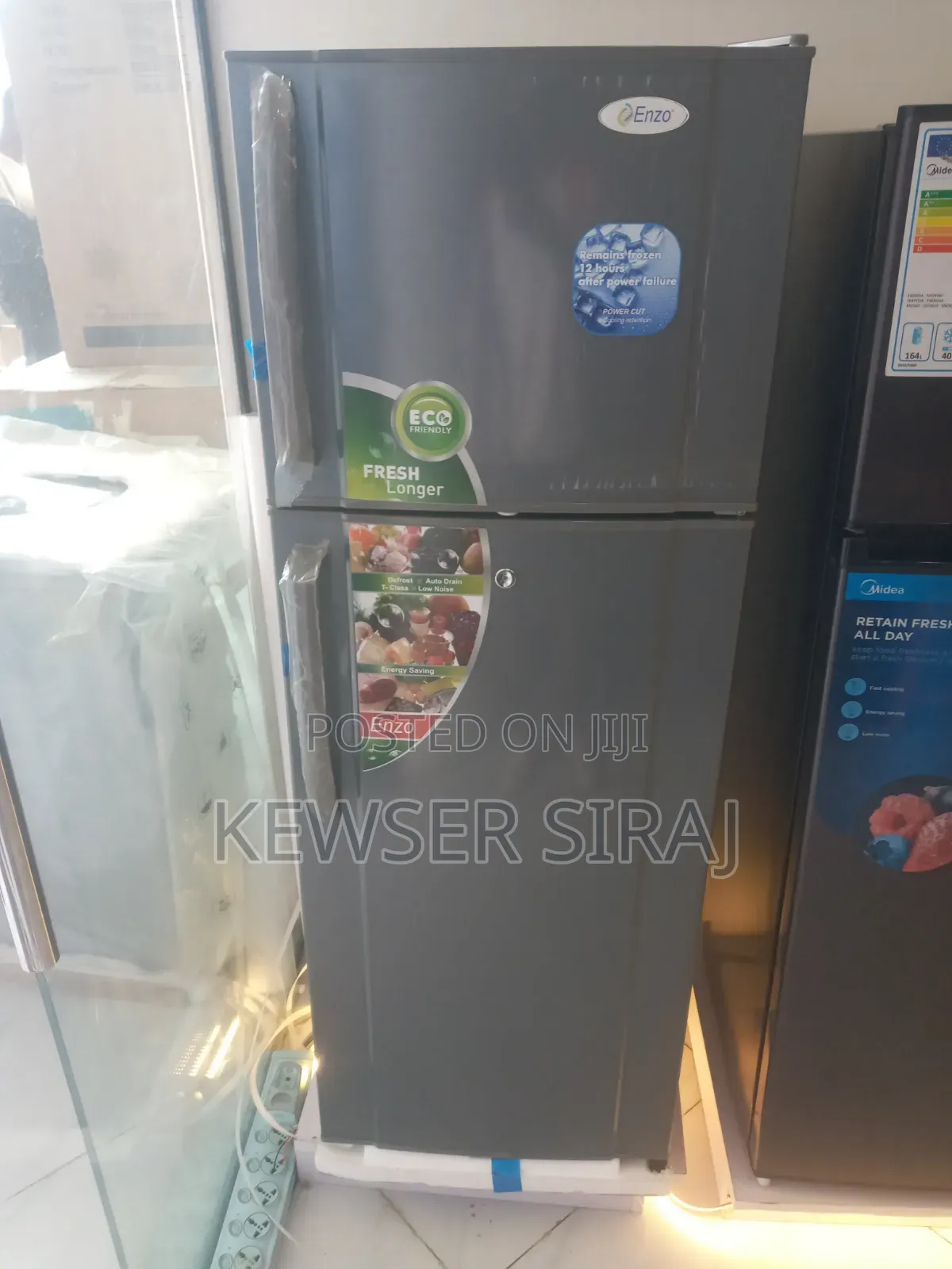 Enzo 270litre Refrigerator Fun System Fast Coling Process