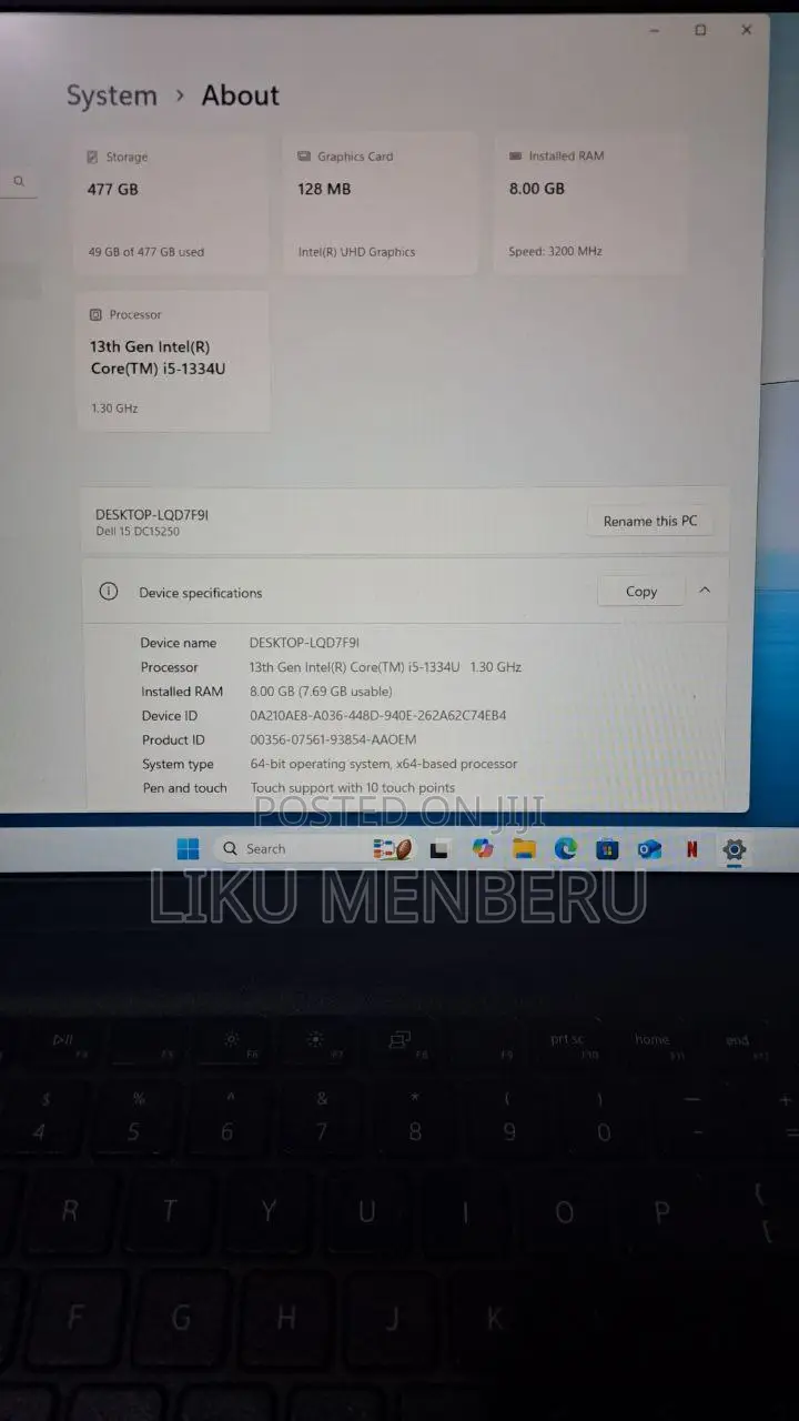 Laptop Dell Inspiron 1525 8GB Intel Core i5 SSD 500GB