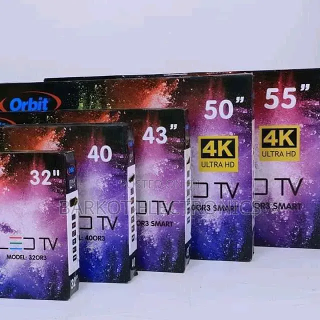 Orbit Smart Tv 55inch Andraid Doubel Gelass 2025 Quality