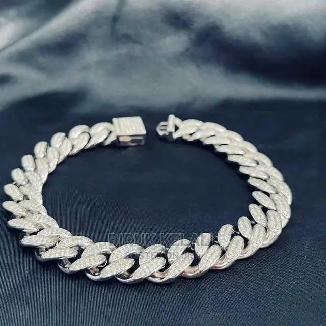 Hip Hop Miami Chain Necklace and Bracelets