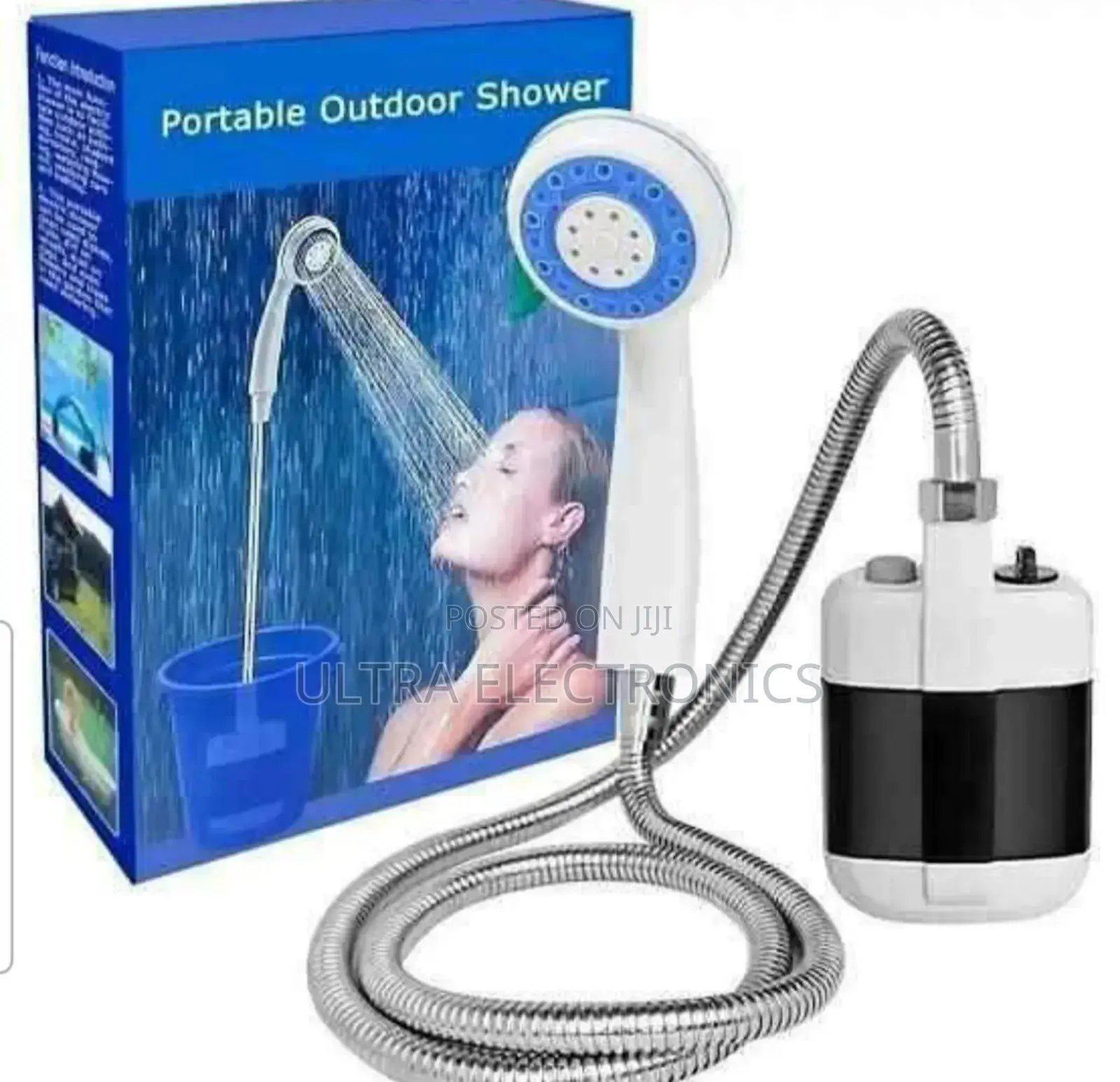 Portable Electric Shower Pump Such Camping, Hiking, or Pet Cleaning.