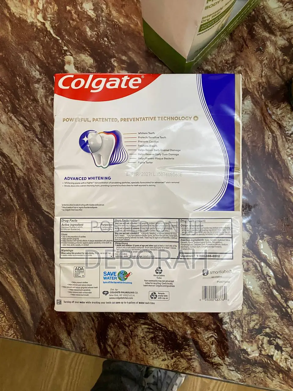Original Colgate 6x Withening Toothpaste From Usa