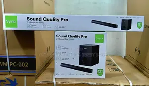 Syinix Sound Quality Pro 2.1 Sound Bar – Cinematic Audio With Wireless