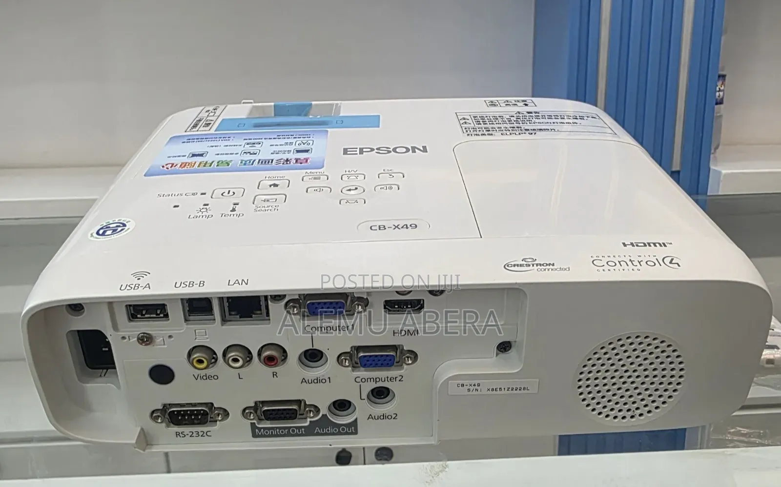 Brand New Epson Projector Model Name: Cb -X49 Hardware Interface: