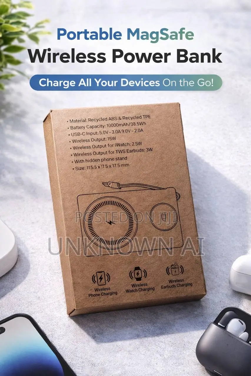 Wireless Smart Powerbank 3in1