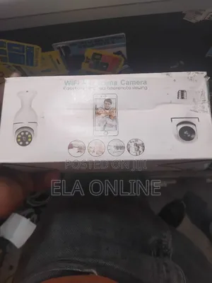 Bulb Security Camera 360° Panorama Also 4g Sim Available