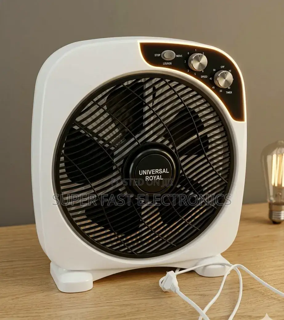 Universal Royal 12" Premium Portable Box Fan