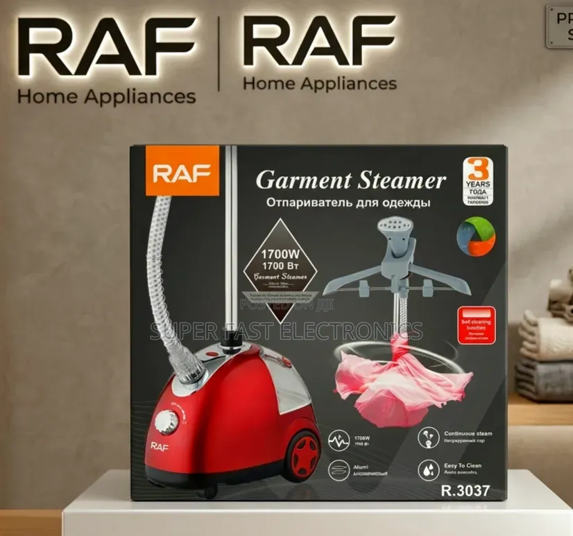 Raf Heavy-Duty Professional Standing Garment Steamer (1700w)