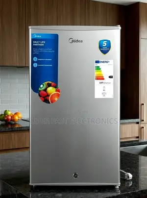 Midea Refrigerator 1door Single Dor Compact Refrigerator Silver Finish