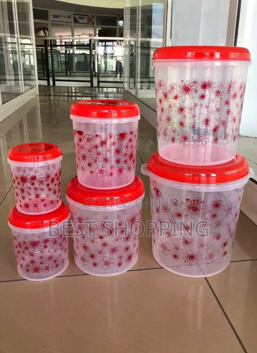 Food Storage Box ኳሊቲ የአስቤዛ ማስቀመጫ 6 In 1