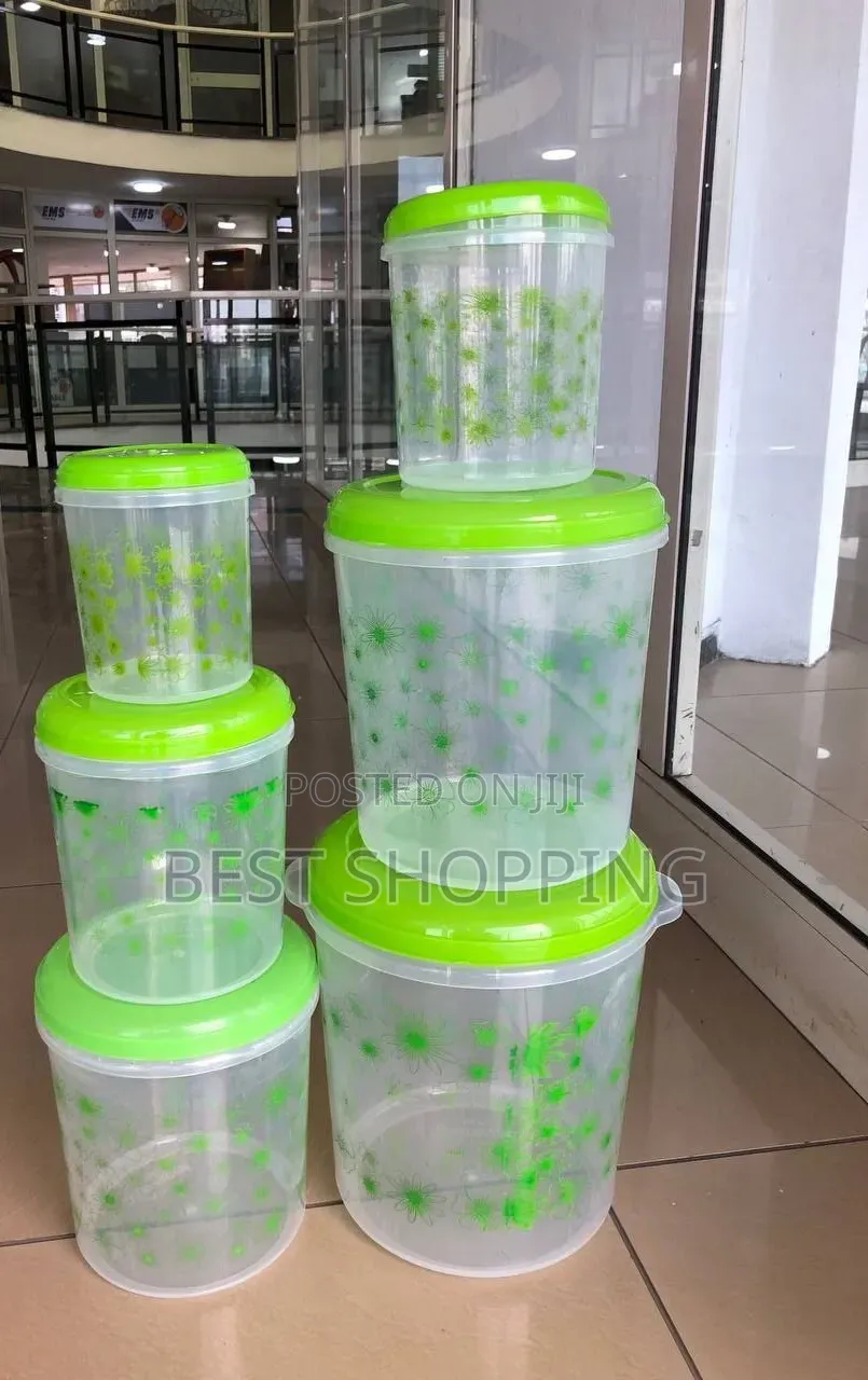 Food Storage Box ኳሊቲ የአስቤዛ ማስቀመጫ 6 In 1