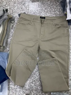 Massimo Dutti Men's Stretch Khaki Pants